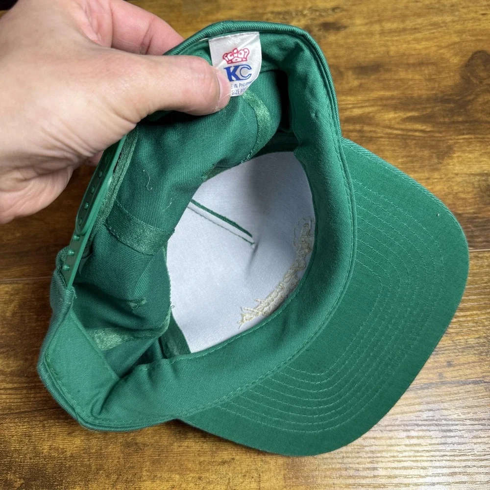 KC Fitzgeralds Las‎ Vegas Green Cotton Blend Snapback Hat Mens OSFM